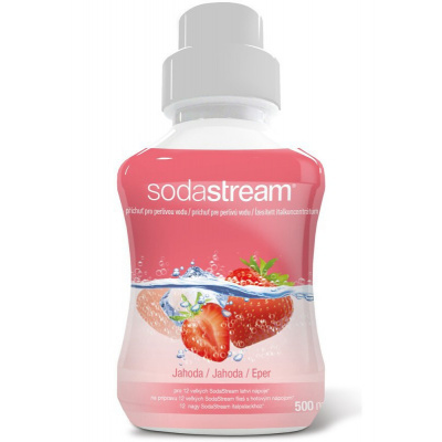 SODASTREAM Sirup Príchuť JAHODA 500ml - pre 12l perlivé limonády