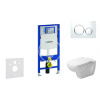 Geberit Set Duofix 111.300.00.5 +záv.WC Duravit D-Code vr.sed.SC+tlač.Sigma20 Biela/leskCh 111.300.00.5 NH4