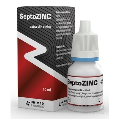 SeptoZINC očná roztoková instilácia 1x10 ml