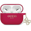 Kryt Guess Case Apple Airpods Pro 2 (2022 / 2023) Guap2Lecg4M ( Liquid Silicone Glitter Triangle Charm) Magenta