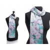 Šatka - Malbery Scarf Blue, Pink, Multi -Colored (Hodvábny šál šál šálu šál modrý m šál)