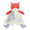 Plyšová líška s klipom na cumlík Romarin the Fox In my Garden Dummy Holder Doudou et Compagnie v darčekovom balení 19 cm od 0 mes