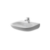 DURAVIT D-Code umývadlo Med 600x460 mm, s 1 otvorom na batériu, biela, 23116000002