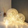 Svietník, lampáš - Sklenené guličky LED dekorácie dekorácie set XXXL (Svietník, lampáš - Sklenené guličky LED dekorácie dekorácie set XXXL)
