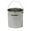 Plechové vedro s okrúhlym vekom 5 l, kónické, s prenosným držadlom, BJ = 40 ks