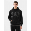 GAP mikina s logom a kapucňou čierna