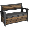 KETER Deco Garden Záhradná lavica 227 l, walnut KETER 261839