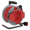 EMOS SK s.r.o. Predlžovací kábel na bubne 25 m / 1 zásuvka / červený / PVC / 230 V / 1,5 mm2 - P19125