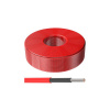 Solárny kábel 6mm2, 1500V, červený, 100m GETI GF-C06