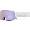 Lyžiarske okuliare 100% Snowcraft - White / HIPER Lavender ML Mirror + HIPER Pink w/Turquoise ML Mirror uni