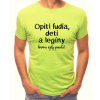 tricko, Farba limetková zelená, Strih/ Variant Pánsky/UNISEX