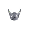 ALPINESTARS šilt pre prilby SUPERTECH S-M8 CONTACT, ALPINESTARS (strieborná matná)