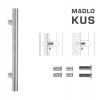 MPkovania FT - MADLO kód K00 Ø 35 mm SP ks Rozteč madla: 800 mm, Rozmer profilu madla: Ø 35 mm, Dĺžka: 1000 mm