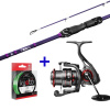 Delphin TOXIC 2G 244cm/7-30g/2 diely + Delphin IXTREK 4000 Set