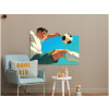 drevko UV Obraz na stenu Futbalista Rozmer obrazu: 49 x 65 cm, Povrchová úprava: Matná