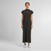 Dámské prodloužené šaty - černé basic (Velikost: 3XL)