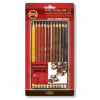 Koh-i-noor pastelky POLYCOLOR 12 ks hnědá řada