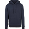 BUILD YOUR BRAND BY 011 / Pánska mikina s kapucňou z ťažkej bavlny - navy 5XL