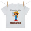 Boodyy Tričko s krátkym rukávom Keď vyrastiem budem farmárka 104 (3-4 roky)