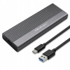 Hliníkové puzdro Puzdro na disk SSD M.2 SATA NGFF USB-C 6Gb/s 2TB Rýchle