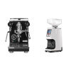 Profitec PRO 400, black + Eureka Atom 60, white
