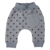 Koala Dojčenské tepláčky Dots sivá