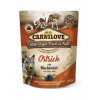 Carnilove Ostrich&Blackberries 300 g kapsička pre s pštrosom a ostružinami