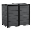 KETER HIDE AWAY skriňa na 2 popelnice 120L tmavošedá/antrac.