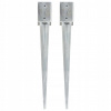 vidaXL Ground Pegs 2 ks Striebro 9x9x75 (vidaXL Ground Pegs 2 ks Striebro 9x9x75)