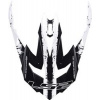 LS2 Helmets LS2 MX470 PEAK INTRUDER BLACK WHITE