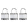 Master Lock Titanový visací zámek - Excell - 45mm (3 ks / blistr) M1EURTRI