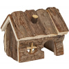 Flamingo drevený domček pre hlodavce Grity S