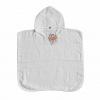 XKKO BMB Colours Bambusové pončo, white, veľ. 1, 1-2roky, 8594161571438