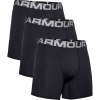 UNDER ARMOUR UA Charged Cotton 6in 3 Pack, Black - S