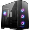 MSI skříň MAG PANO 100R PZ Black/ bez zdroje/ levé a přední sklo/ 4x 120 mm A-RGB fan/ 1x USB-C/ 1x USB3 306-7G26R21-HH9