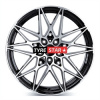 MAM WHEELS B2N 0,8x19 5x112 ET45 BLACK FRONT POLISH