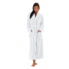 Dámský župan Lilly extra 2120 0100 bílý vel.L - Vestis (Župan se šálovým límcem)
