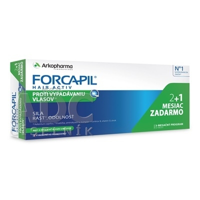 ARKOPHARMA FORCAPIL HAIR ACTIV tbl 60+30 (2+1 mesiac zadarmo) (inov. 2022) 1x90 ks