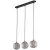 TK Lighting Elena závesné svietidlo 3x6 W čierna-grafitová 5746