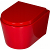 WC misa závesná Grekon Elegance+sedadlo soft-close ČERVENÁ VYPR