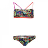 Speedo Digital 2 Piece Swimsuit Womens Black 30 inch