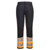 PORTWEST Kalhoty WX2 CD888 Eco Hi-Vis třídy 1 do pasu, výstražné POR-CD888OBR42 42 Oranžová/černá