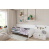 BabyBeds Detská posteľ EMMA srdiečka Farebné prevedenie: Šedá, Velikost postele: 160x80 cm, Úložný priestor k posteli: Nie, bez úložného priestoru