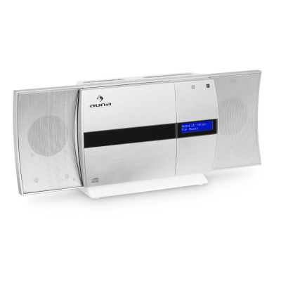 Auna V-20 DAB, vertikálny stereo systém, bluetooth, NFC, CD, MP3, USB, DAB+ a UKW tuner (MG3-V-20 DAB-SI)
