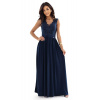 Dámske šaty 215-6 LEA - NUMOCO tmavě modrá L