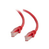 C2G Cat5e Booted Unshielded (UTP) Network Patch Cable - Patch kabel - RJ-45 (M) do RJ-45 (M) - 1 m - UTP - CAT 5e - lisovaný, provedení bez hrbolků, licna - červená