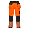 PORTWEST Portwest PW306 PW3 Hi-Vis Stretch nohavice Oranžová-Čierna, 38