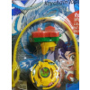 Beyblade keychainTops žltý s zelený a spúšťač žltý