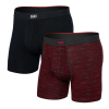 Sada pánskych boxeriek Saxx Vibe Xtra Boxer Brief Fly 2Pk Spacedye Stripe/Black S