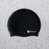 Slazenger Silicone Swimming Cap Adults Black One Size